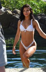 ALEXANDRA CANE in a White BIkini at a Pool in Cuba 01/22/2020