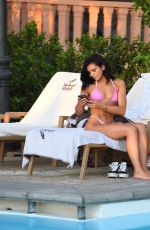 ALEXANDRA CANE in Bikini at a Pool in Tenerife 01/04/2020