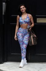 ALEXANDRA CANE in Tights Arrives at a Radio Station in London 01/11/2020
