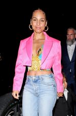 ALICIA KEYS Leaves Grammy Afterparty at Mr Chow in Beverly Hills 01/26/2020