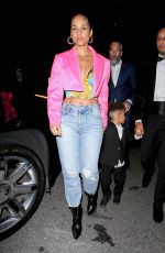 ALICIA KEYS Leaves Grammy Afterparty at Mr Chow in Beverly Hills 01/26/2020