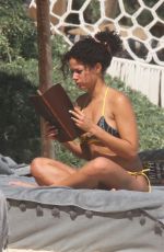 ALISHA WAINWRIGHT in Bikini at a Beach in Tulum 01/25/2020