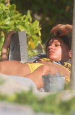 ALISHA WAINWRIGHT in Bikini at a Beach in Tulum 01/25/2020