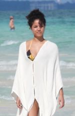 ALISHA WAINWRIGHT in Bikini at a Beach in Tulum 01/25/2020