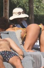 ALISHA WAINWRIGHT in Bikini at a Beach in Tulum 01/25/2020