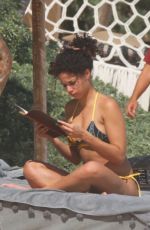 ALISHA WAINWRIGHT in Bikini at a Beach in Tulum 01/25/2020