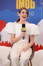 ALISON BRIE at Imdb Studio at Sundance Film Festival 2020 in Park City 01/26/2020