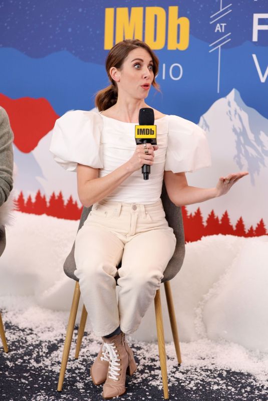 ALISON BRIE at Imdb Studio at Sundance Film Festival 2020 in Park City 01/26/2020