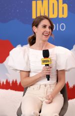 ALISON BRIE at Imdb Studio at Sundance Film Festival 2020 in Park City 01/26/2020