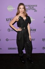 ALISON BRIE at Promising Young Woman Premiere at 2020 Sundance Film Festival 01/25/2020