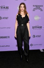 ALISON BRIE at Promising Young Woman Premiere at 2020 Sundeance Film Festival 01/25/2020