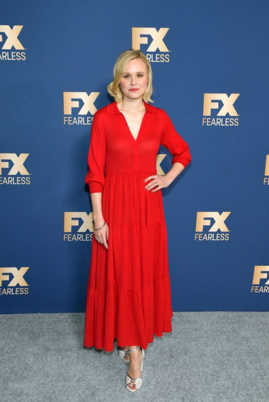ALISON PILL at Fox TCA All Star Party in Pasadena 01/07/2020