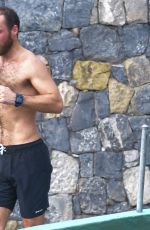 ALIZEE THEVENET Out Jogging in St. Bbarth 12/31/2019