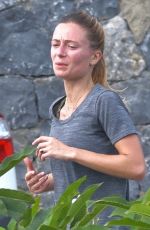 ALIZEE THEVENET Out Jogging in St. Bbarth 12/31/2019