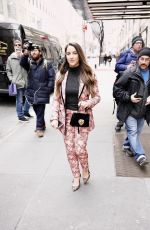 ALY RAISMAN Leaves NBC Studios in New York 01/23/2020