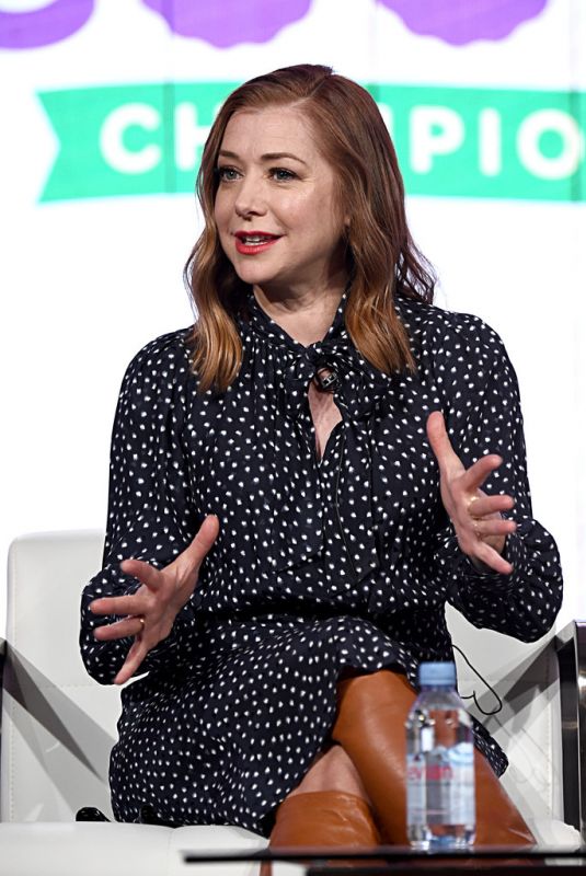 ALYSON HANNIGAN at 2020 Winter TCA Tour in Pasadena 01/16/2020