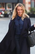 AMANDA HOLDEN Leave Heart Radio Studios in London 01/21/2020