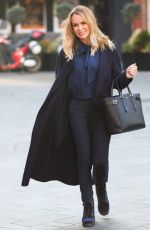AMANDA HOLDEN Leave Heart Radio Studios in London 01/21/2020