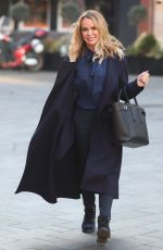 AMANDA HOLDEN Leave Heart Radio Studios in London 01/21/2020