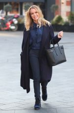 AMANDA HOLDEN Leave Heart Radio Studios in London 01/21/2020