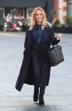 AMANDA HOLDEN Leave Heart Radio Studios in London 01/21/2020