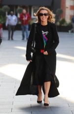 AMANDA HOLDEN Leaves Heart Radio in London 01/29/2020