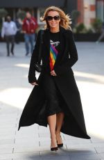 AMANDA HOLDEN Leaves Heart Radio in London 01/29/2020