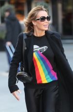 AMANDA HOLDEN Leaves Heart Radio in London 01/29/2020