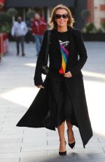 AMANDA HOLDEN Leaves Heart Radio in London 01/29/2020