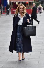 AMANDA HOLDEN Leaves Heart Radios Studios in London 01/20/2020