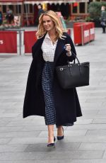 AMANDA HOLDEN Leaves Heart Radios Studios in London 01/20/2020