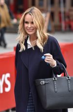 AMANDA HOLDEN Leaves Heart Radios Studios in London 01/20/2020