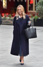 AMANDA HOLDEN Leaves Heart Radios Studios in London 01/20/2020