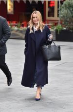 AMANDA HOLDEN Leaves Heart Radios Studios in London 01/20/2020