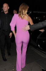 AMANDA HOLDEN Leaves London Palladium 01/20/2020