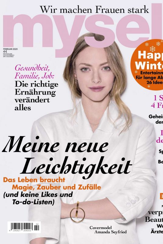 AMANDA SEYFRIED in Myself Magazine, Germany January 2020