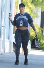 AMBER ROSE Out and About in Sherman Oaks 12/31/2019