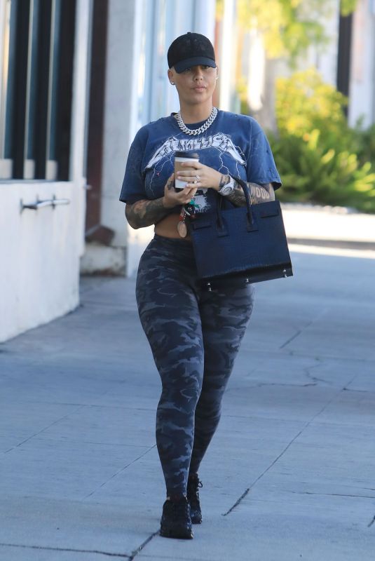AMBER ROSE Out and About in Sherman Oaks 12/31/2019