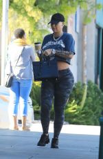AMBER ROSE Out and About in Sherman Oaks 12/31/2019