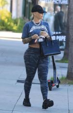 AMBER ROSE Out and About in Sherman Oaks 12/31/2019