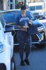 AMBER ROSE Out and About in Sherman Oaks 12/31/2019