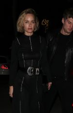 AMBER VALLETTA and Christian McCaw Night Out in West Hollywood 12/31/2019