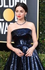 ANA DE ARMAS at 77th Annual Golden Globe Awards in Beverly Hills 01/05/2020