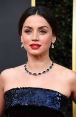 ANA DE ARMAS at 77th Annual Golden Globe Awards in Beverly Hills 01/05/2020