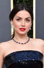 ANA DE ARMAS at 77th Annual Golden Globe Awards in Beverly Hills 01/05/2020