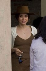 ANA DE ARMAS on the Set of Deep Water in New Orleans 01/20/2020