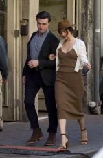 ANA DE ARMAS on the Set of Deep Water in New Orleans 01/20/2020
