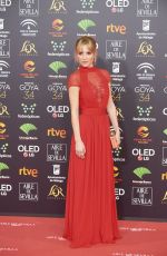 ANA FERNANDEZ at 34th Goya Cinema Awards 2020 in Madrid 01/25/2020