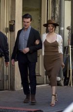 ANAN DE ARMAS and Finn Wittrock on the Set of Deep Water in New Orleans 01/20/2020