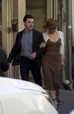 ANAN DE ARMAS and Finn Wittrock on the Set of Deep Water in New Orleans 01/20/2020